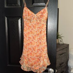 Mika & Gala orange mini dress